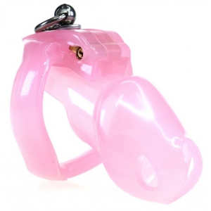 Cage de chasteté STOP THIS 9 x 3cm Rose