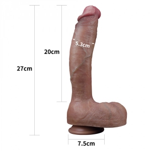 Gode réaliste NATURE COCK Veiny 20 x 5cm Métis