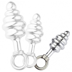 Plug en métal avec Anneau BUTT PAL 6  x 2.8cm