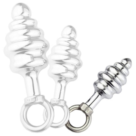 Plug en métal avec Anneau BUTT PAL 6  x 2.8cm