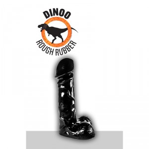 Gode XL Dinoo Raptor de 18cm avec forme de sexe de dinosaure