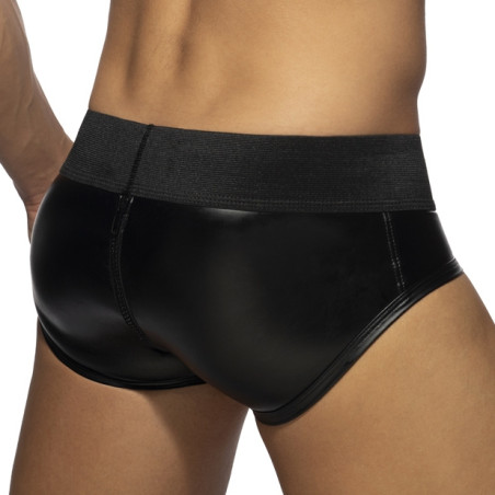 Slip FRONT & BACK ZIP RUB Noir