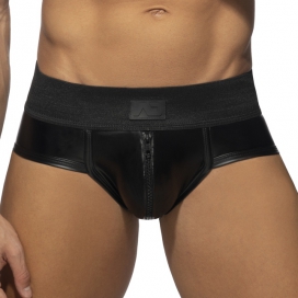 Slip FRONT & BACK ZIP RUB Noir
