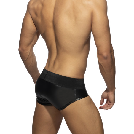 Slip FRONT ZIP RUB Noir