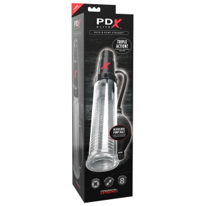 Pompe à pénis + masturbateur SUCK N-PUMP 16 x 5.5cm