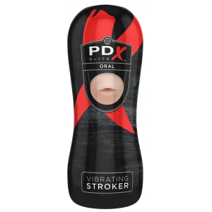 Masturbateur + Vibro PDX ELITE Bouche
