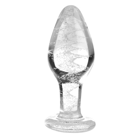 Plug en verre phosphorescent GLOW M 8 x 3.4cm