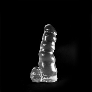 Gode xxl Dinoo Dilong clear avec 20cm de long et large de 9cm