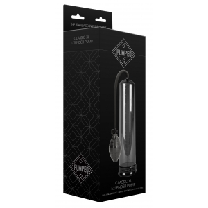 Pompe à pénis CLASSIC XL 30 x 6.5 cm Noire