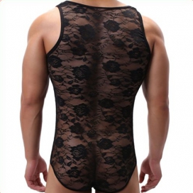 Combi Dentelle TEDDY Noir 2