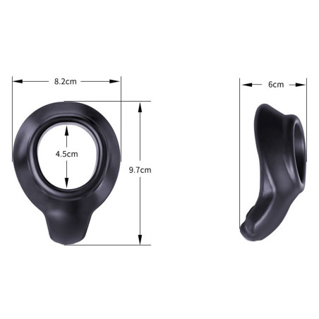 Cockring COCK ARMOUR Regular Noir