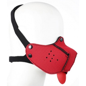 Museau + Langue Néoprène PUPPY Rouge