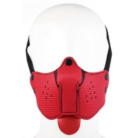 Museau + Langue Néoprène PUPPY Rouge 2
