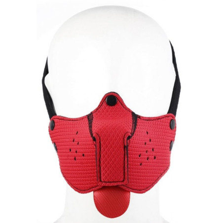 Museau + Langue Néoprène PUPPY Rouge