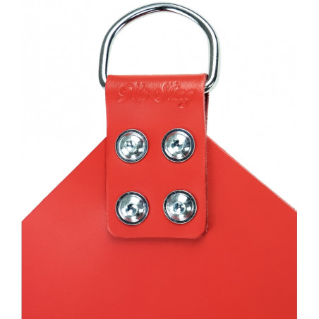 Sling en cuir 4 Points Ajusté Rouge