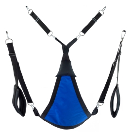 Sling en tissu Triangle - Set complet Bleu 2