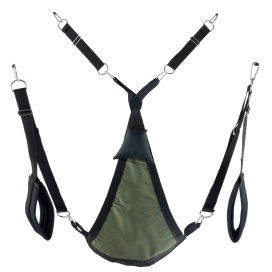Sling en tissu Triangle - Set complet Kaki 2