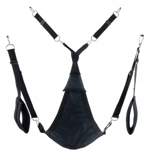 Sling en tissu Triangle - Set complet Noir