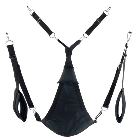Sling en tissu Triangle - Set complet Noir