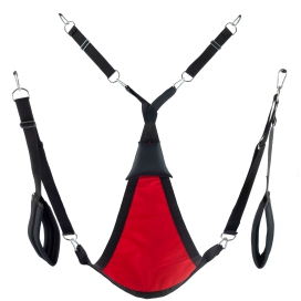 Sling en tissu Triangle - Set complet Rouge 2