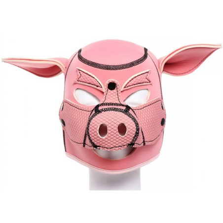 Cagoule Tête de Cochon PIG HOOD Rose