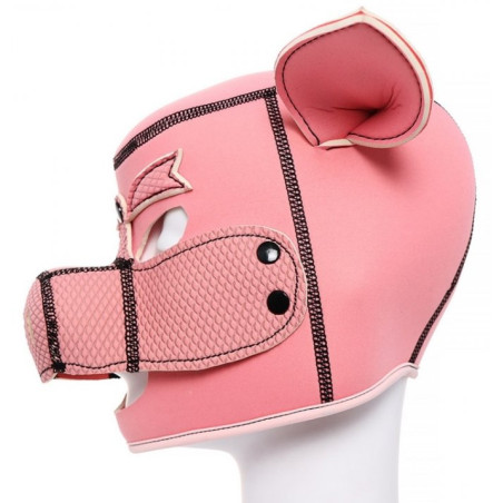 Cagoule Tête de Cochon PIG HOOD Rose