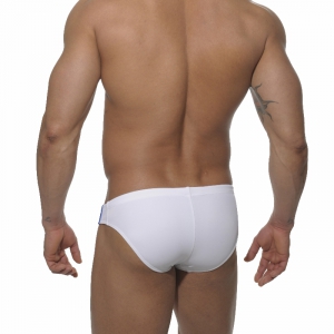 Slip de bain LOW CUT SPORTS Blanc