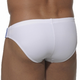 Slip de bain LOW CUT SPORTS Blanc 2