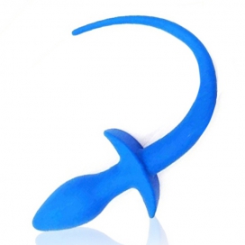 Plug DOG TAIL avec Queue Puppy 7.5 x 3.1 cm Bleu
