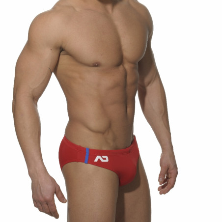 Slip de bain LOW CUT SPORTS Rouge