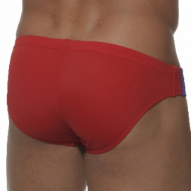 Slip de bain LOW CUT SPORTS Rouge 2