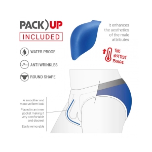 Boxer de bain Rainbow AD Blanc