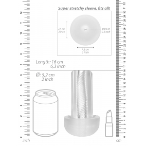 Pompe à pénis automatique + Masturbateur CYBER PUMP 22 x 6cm