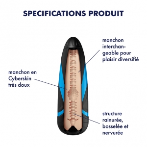 Etui TRI DELIGHTS pour le masturbateur Satisfyer Men