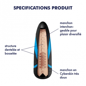 Etui texturé TORNADO BLISS de Satisfyer Men