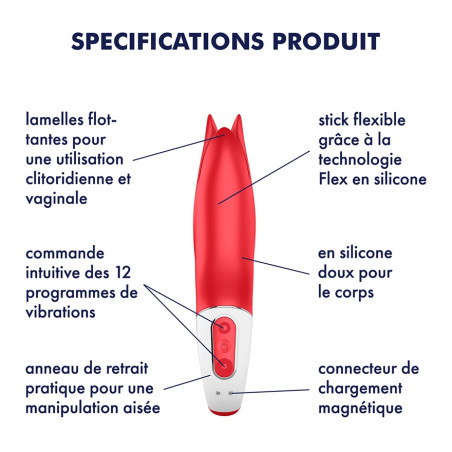 Vibro Power Flower - 18.5 x 5 cm
