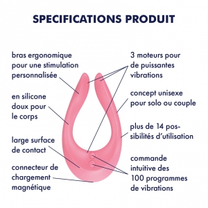 Stimulateur multifonction  Partner Multifun Rose