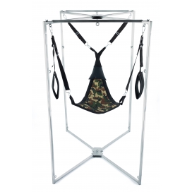 Kit Sling Tissu Triangle Camouflage Armature Grise 2