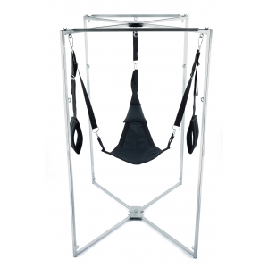 Kit Sling Tissu Triangle Noir Armature Grise