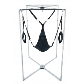 Kit Sling Tissu Triangle Noir Armature Grise 2