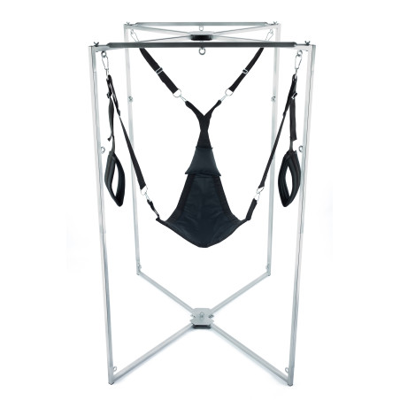 Kit Sling Tissu Triangle Noir Armature Grise