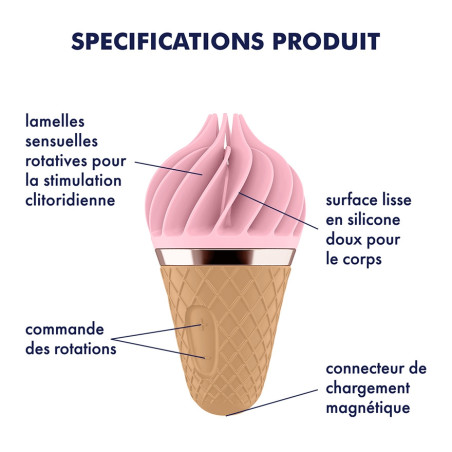 Stimulateur clitoridien SWEET TREAT Rose