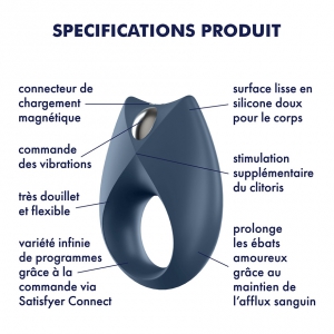 Cockring connecté ROYAL ONE Satisfyer