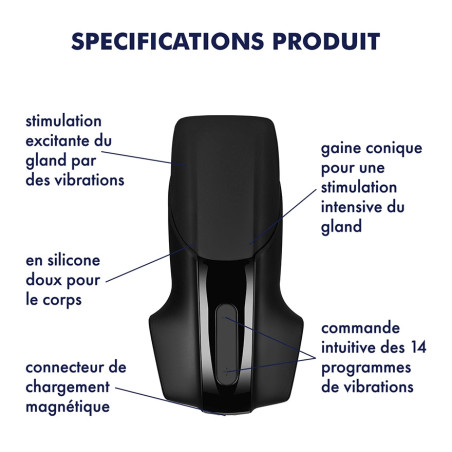 Masturbateur homme Satisfyer Men Vibration Silicone
