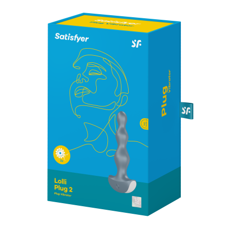 Plug vibrant Silicone LOLLI 2 Satisfyer 11 x 2.5cm