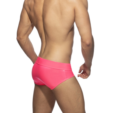 Slip NEON SHINY BRIEF Rose