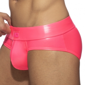 Slip NEON SHINY BRIEF Rose