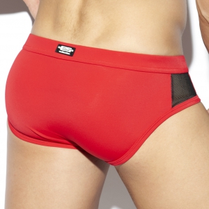 Maillot de bain avec Zip C-THROUGH Rouge