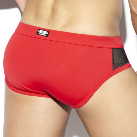 Maillot de bain avec Zip C-THROUGH Rouge
