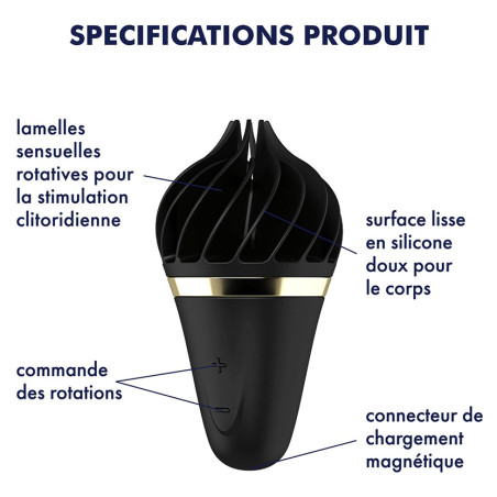 Stimulateur clitoridien SWEET TREAT Noir